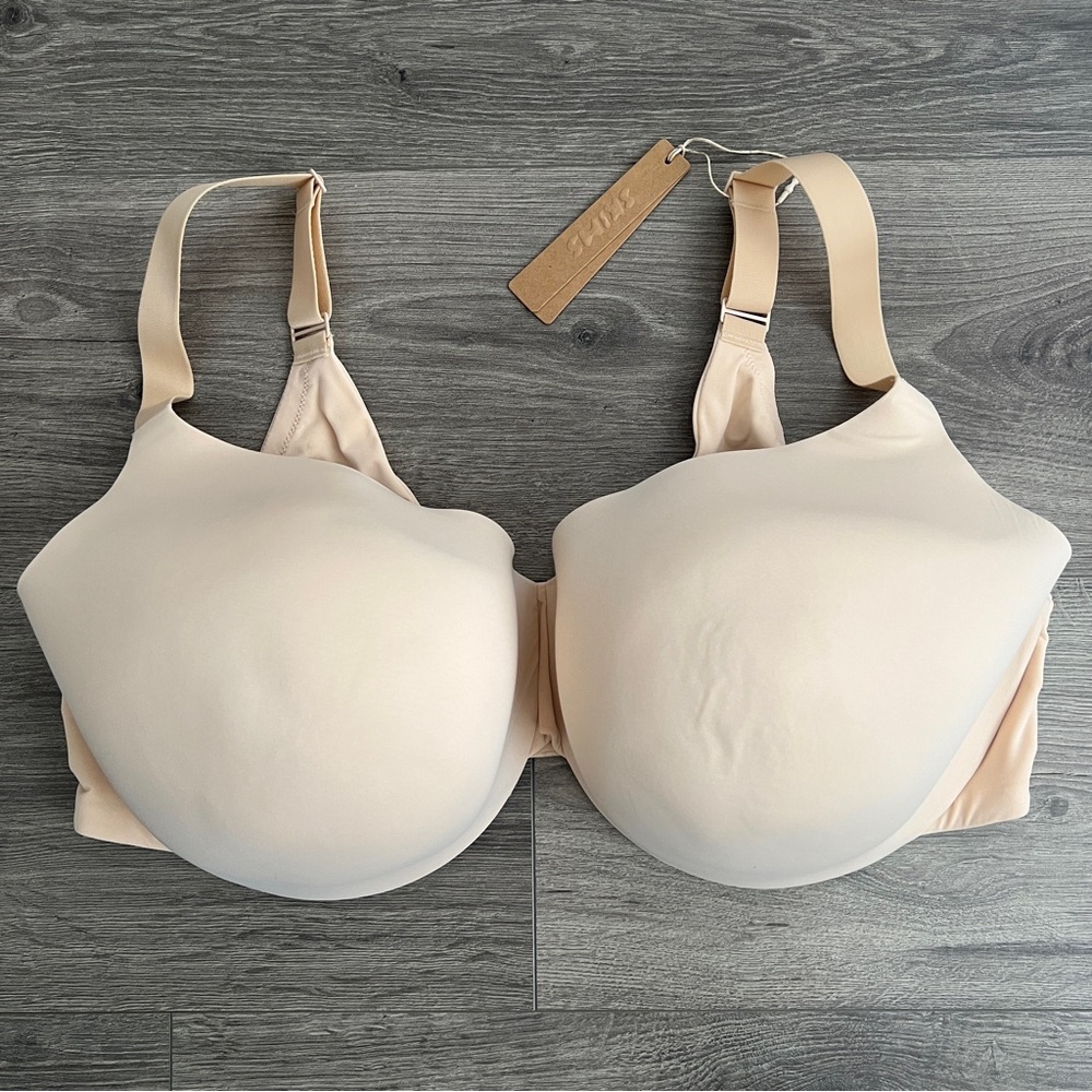 SKIMS Full Coverage Lightly Lined Bra Size 44DDDD Sand Smoothing Intimates NWT
